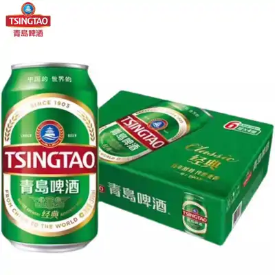 青岛清爽8度330ml整件