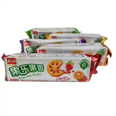 嘉士利草莓味果酱夹心饼93g