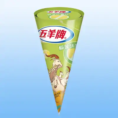 五羊牌甜筒榴莲