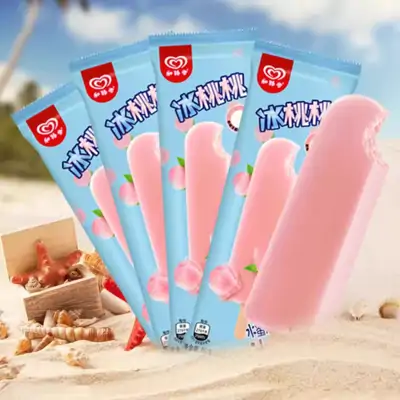 和路雪冰桃桃口味