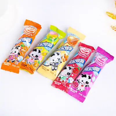 阿尔卑斯草莓牛奶棒棒糖10g