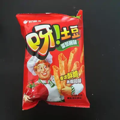 好丽友呀土豆薯条番茄酱味40g/袋
