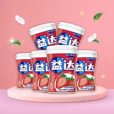 益达木糖醇草莓味40粒