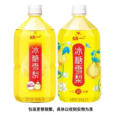 统一冰糖雪梨饮料1L