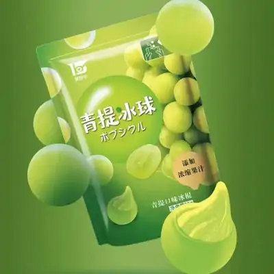 景丽华冰球青提味80g