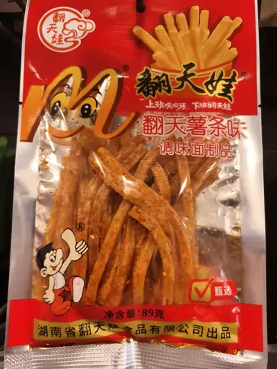 翻天娃甄选素薯条味89g