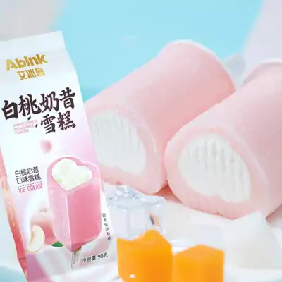 艾冰客白桃奶昔