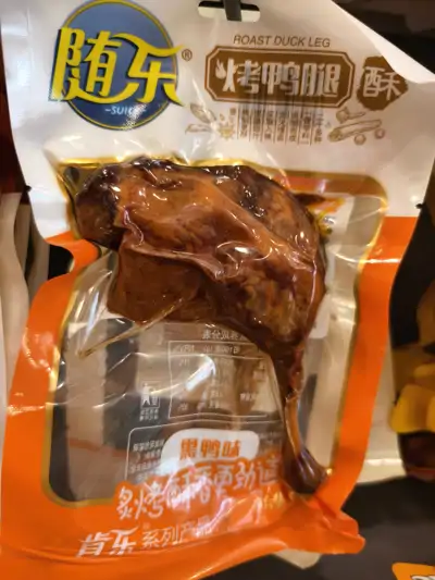 随乐黑鸭味烤鸭腿100g