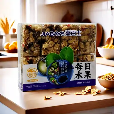 嘉百士清润蓝莓沙琪玛320g