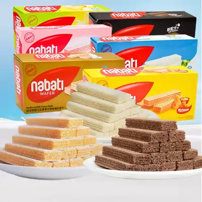 纳宝帝丽芝士奶酪味威化饼干145g